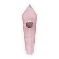Pipa de cuarzo Rosado